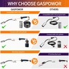 Heavy Duty Weed Torch,Propane Torch Weed Burner with 8.8 FT
