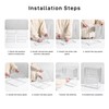 3 Tier Acrylic Display Case for Figures, Stackable Clear Storage