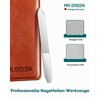 MR.GREEN Premium Nail Clippers Set with Leather Case - Timeless