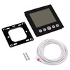 Digital Flush-Mounted Thermostat Black 8 cm Screen Diagonal for Drive