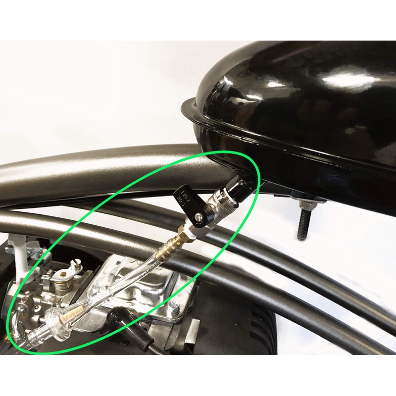 HELIO High Performance 2-Stroke/4-Stroke Motorized Bicycle Engine Gas Tank Threaded