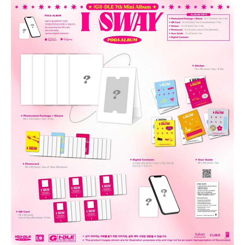 (G) I-DLE I SWAY 7th Mini Album POCA Version with
