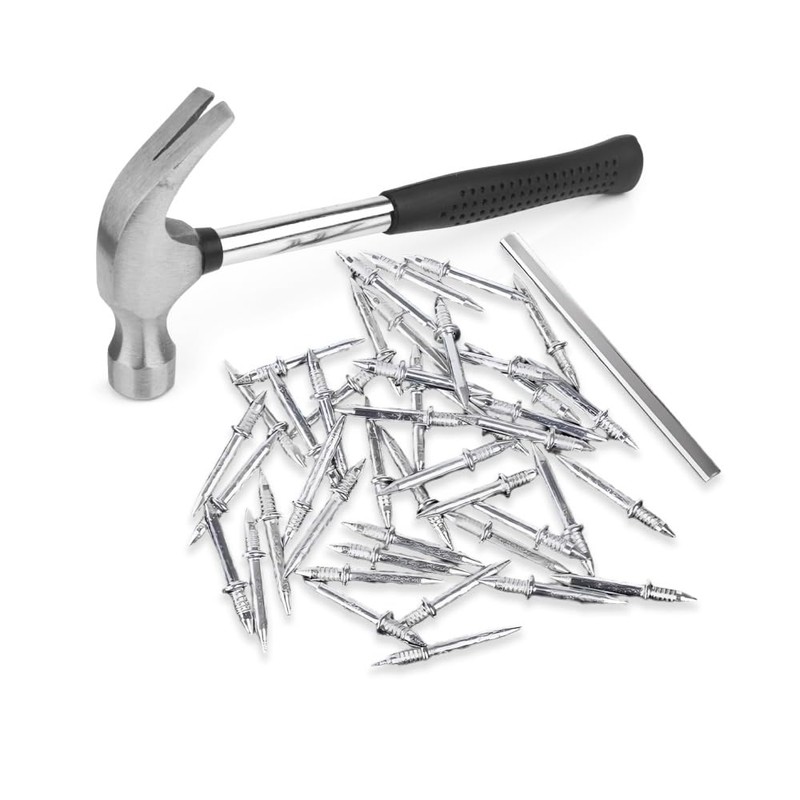 200 Piece Double Headed Seamless Nails Skirting Board Nail SetNon-Marking