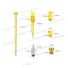 Carburetor repair Rebuild kit fit for 80-82 CX500C CX500 Air Cut Off Valve Set