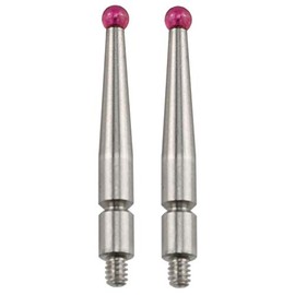 E-outstanding Contact Point 2PCS Ruby Tip Contact Point for Dial Test Indicator (M1.6xD2.0xL20.9)