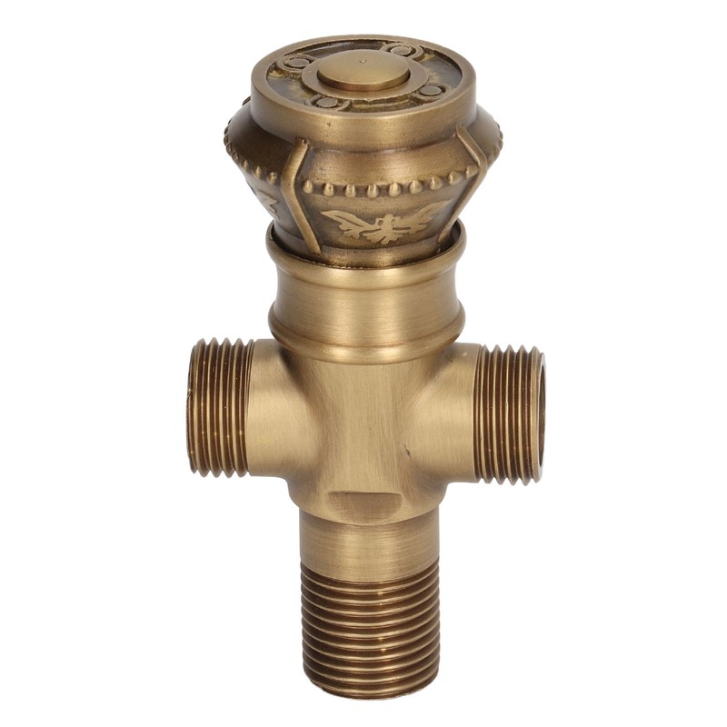 Angle Valve European Antique Style Cold Hot Water Faucet Turn
