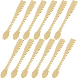 Healvian Espátulas De Maquillaje Mini Cucharas Para Crema Facial Y Mascarilla Reutilizables 12 Piezas Aplicador De Cosméticos Herramienta Para Cuidado De La Piel