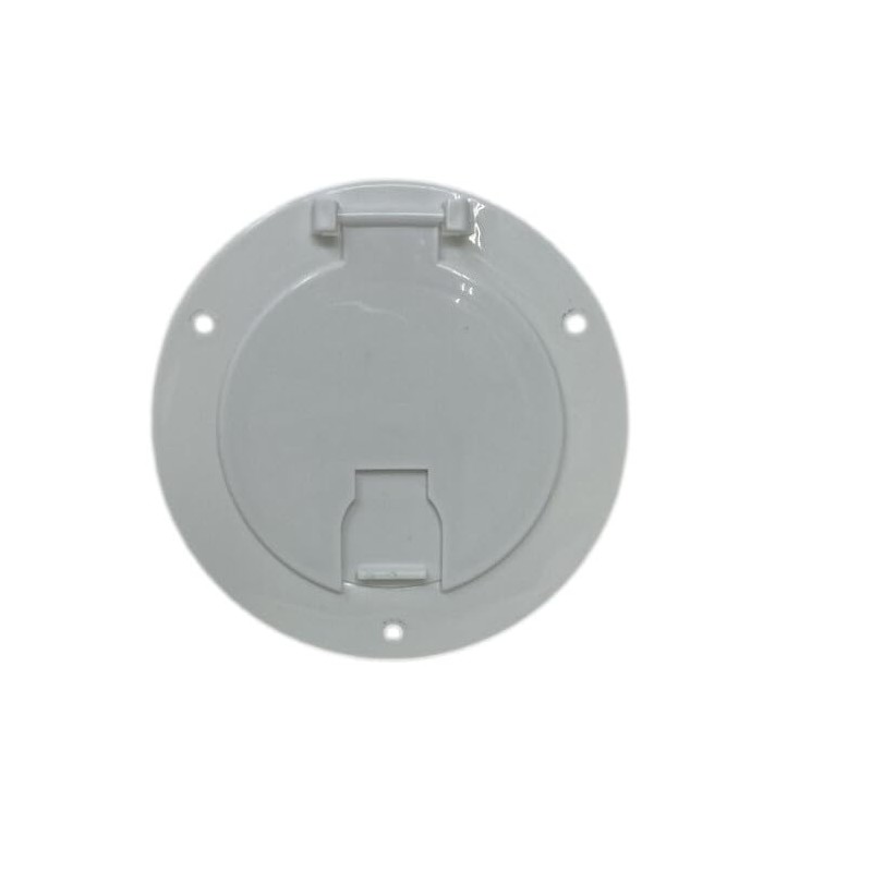 Rugged Trail Products RV White Power Cord Hatch Cover |