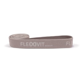 FLEXVIT Revolve Basic Fitness Band (Light Grey) - Fitness Bands for Effective Full Body Workout, HIT, Coordination, Stabilisation and Bounce, 4 Strengths, Beginners and Professionals, Washable