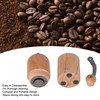 Manual Coffee Grinder Adjustable Coarseness Quiet Portable Wooden Hand Crank