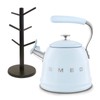 SMEG 50's Retro Style Whistling Kettle & divvi! Mug Tree
