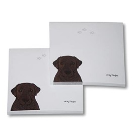 Chocolate Lab Sticky Notes Notepad - 100 Sheets