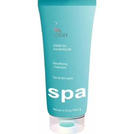 Virgo Green Tea Sugar Polish Resurface Treatment All Skin Type SPA 4.75oz
