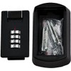 South Main Hardware 810143 (1 Pack), Black Wall-Mounted Key Storage