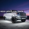 12 Pods Pure White LED Rock Lights, IP68 Waterproof Aluminum