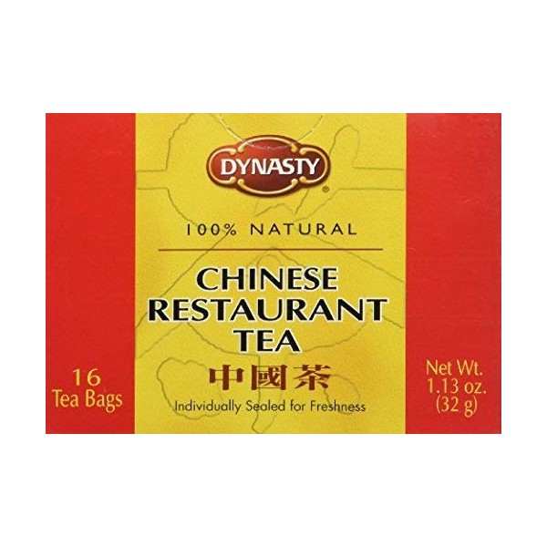 Dynasty 100% Natural Tea, Chinese Restaurant, 16 bags