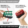 CanDo 10-0742 Digi-Flex Hand Exerciser, Finger 5.0 lb/Hand 16.0 lb,
