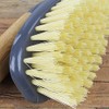 Macosa UMEN068 Scrubbing Brush with Bamboo Handle Natural Bristles Brush