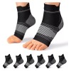 Paplus Plantar Fasciitis Sock (6 Pairs- L) Men & Women.