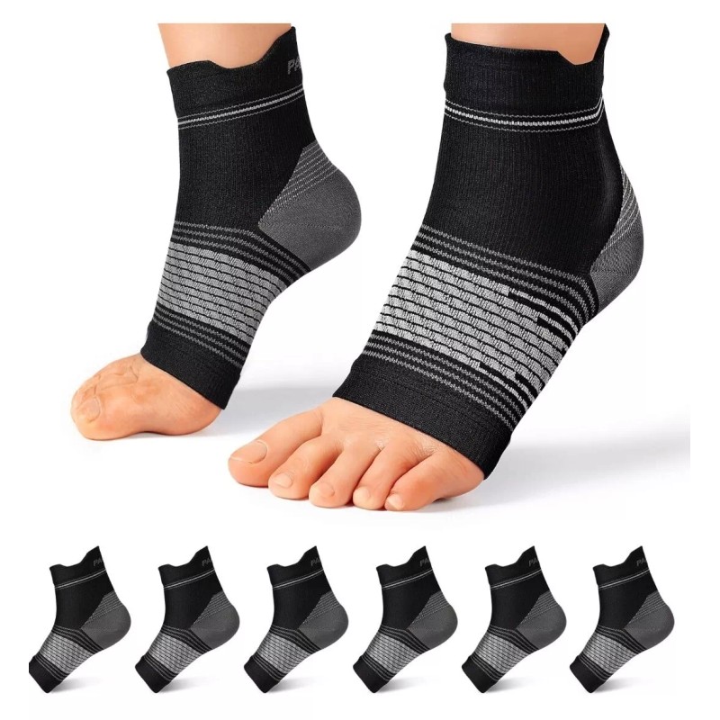 Paplus Plantar Fasciitis Sock (6 Pairs- L) Men & Women.