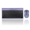Luxury Bling Rhinestone Compact Wireless Keyboard Mouse, 2.4GHz Ultra Thin