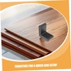 TEHAUX 10Pcs Shaped Rubber Leg Caps for Furniture Feet Non