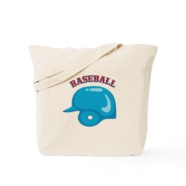 CafePress BASEBALL Tote Bag Reusable Natural Beige Canvas Shopping Bag