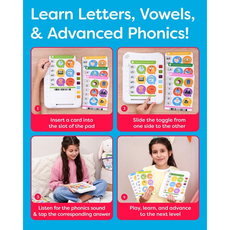 Phonics Learning Pad - Electronic Learn to Read Game for