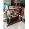 BLATZ Reproduction Blatz Barrel Man Replacement Brass Sign !!
