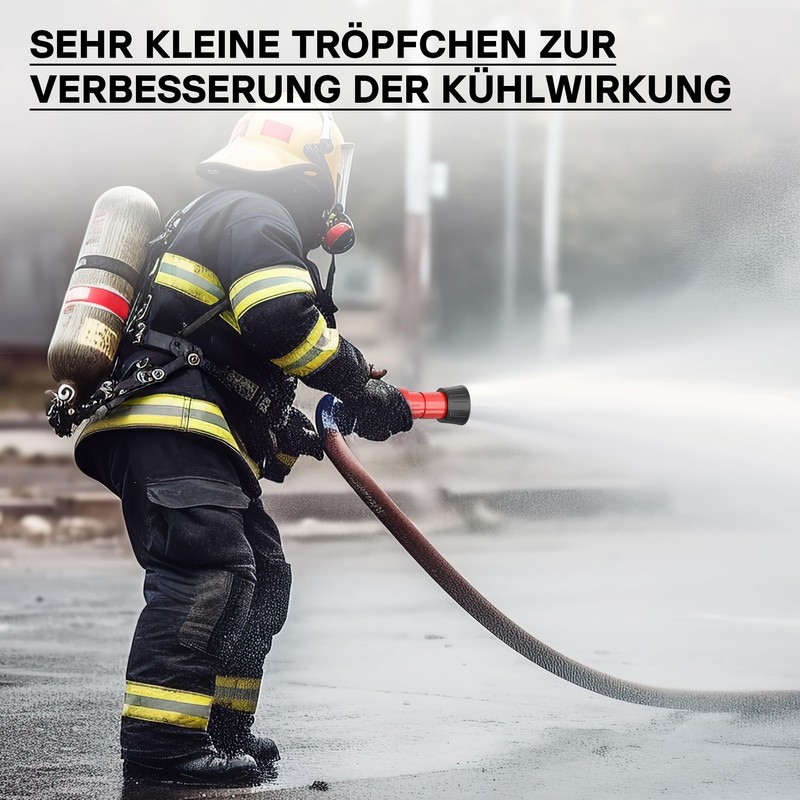 Polycarbonate Fire Hose Nozzle 1.5 Inch THW Firefighting