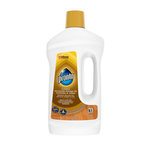 Pronto Gentle liquid wood cleaner for wooden floors and wooden furniture, pack of 1 (1 x 750 ml)