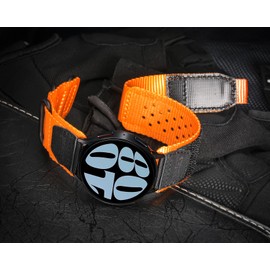 Torbollo 22mm Watch Band Compatible with Galaxy Watch 3 45mm/Galaxy watch 46mm/Galaxy Gear S3 Classical/Frontie, Rugged Nylon Leather Sport Strap for Men & Women