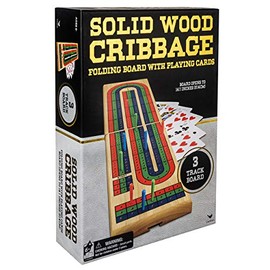Cardinal Tabla Plegable de Madera Maciza con Cartas de Juego                                                                                          