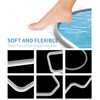 KRUI Collapsible Shower Threshold Water Dam, 39 In, Self Adhesive