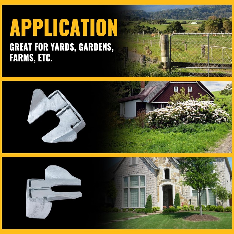 VIVIDA Wall Mount Butterfly Latch 1-3/8" to 1-5/8", Gate Fork