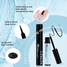 Lash Overnight Sealer Cluster Lashes Overnighter DIY Lash Extension Sealer Extend Lash Wear Up to 14 Days Black Lash Sealer Long Lasting Easy to Remove 5ml