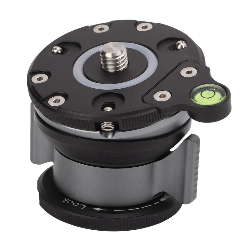 Aluminum Alloy Tripod Leveling Base with Bubble Level for Nikon