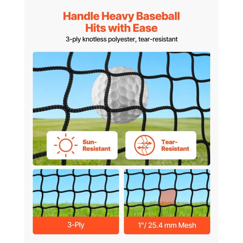 10 X 10 X 10 FT Golf Training Aid-Batting Cage