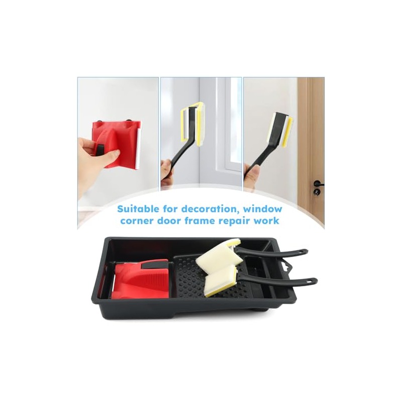 Paint Edger with Trim and Touch-Up Pad, Corner Walls &