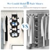 SLEEPING LAMB Short Hanging Shoe Organizer for Closet Storage with