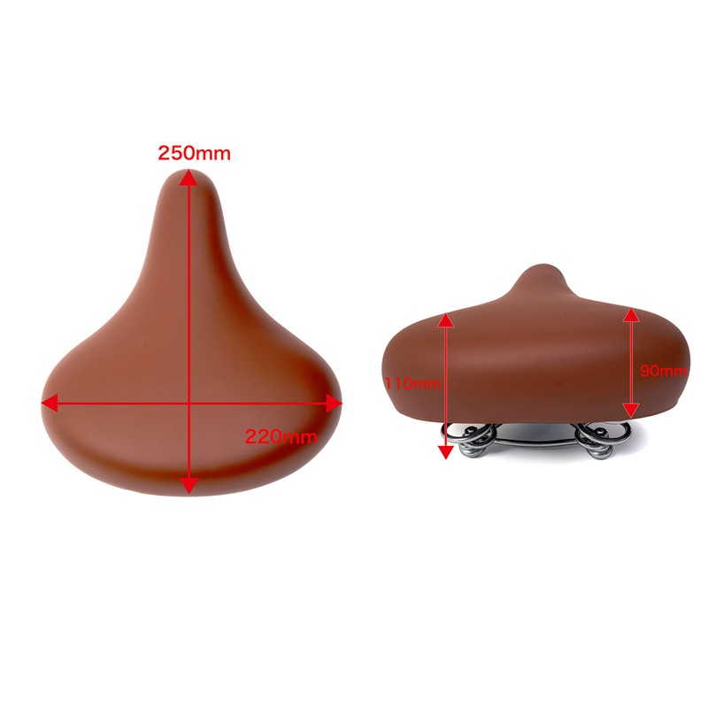 MARUHACHI(マルハチ) ふわふわサドル GR3605 茶