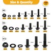 Kadrick Metric Flange Bolt Assortment Kit，700Pcs M6 M8 M10 Bolt