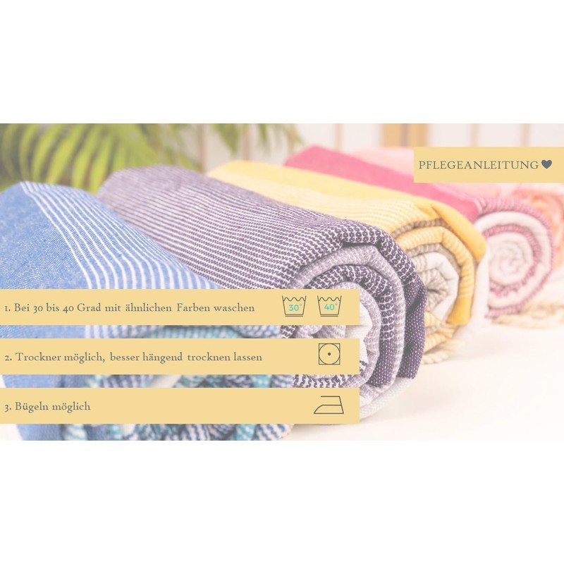 Sandrella | Hammam Towel | Recycled Cotton | Sauna, Beach,