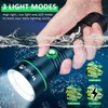 WINDFIRE Rechargeable Scuba Diving Flashlight, Super Bright LED Dive Light,