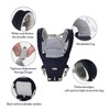 Sharth Baby Carrier with Hip Seat, 6-in-1 Ergonomic Adjustable Carrier