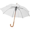 Automatic Umbrella with Wooden Handle / Colour: White, White, Medium