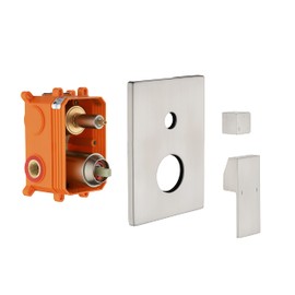 SVRCK Safe & Comfortable Showering with Solid Brass Diverter Valve Mixer, 3-Way Outlet Function for Enhanced Water Control, Brushed Nickel