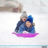 Superio Round Snow Saucer Sleds- 24” Plastic Disc Sleds for