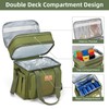 HSHRISH Lunch Box for Men, Large Expandable Tactical Lunch Bag,