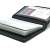 kelvinrolenleathercollection Genuine Leather Business Card Organizer Plastic Insert ID Credit